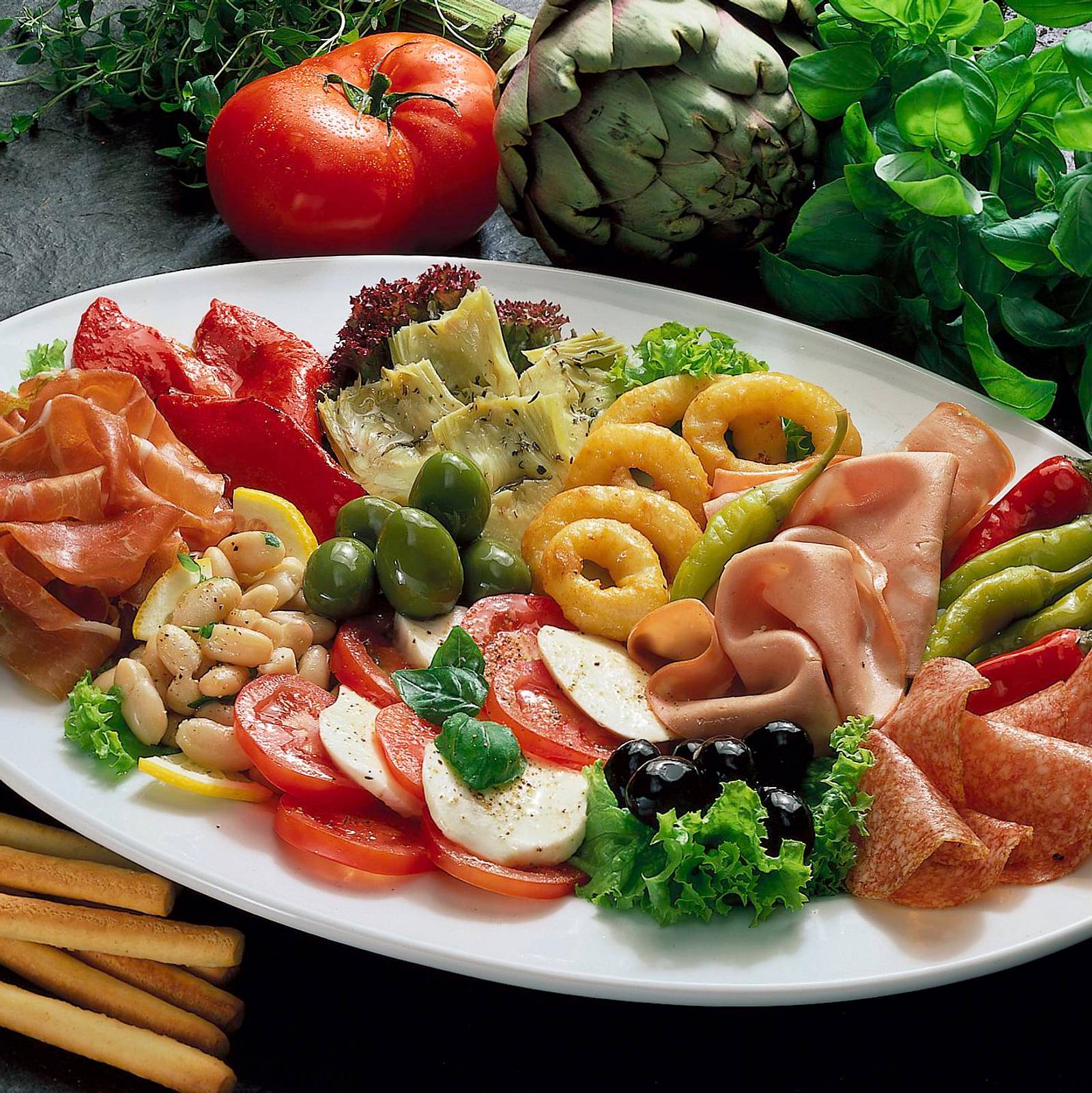 Gemischte Antipasti-Platte Rezept | LECKER