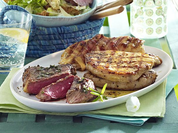 Gemischte Steakplatte Rezept Gemischte Steakplatte Rezept