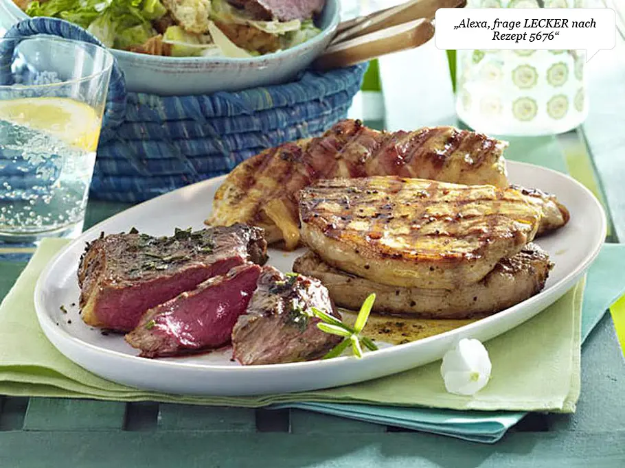 Gemischte Steakplatte Rezept Gemischte Steakplatte Rezept