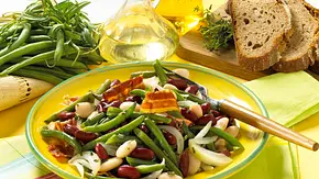 Gemischter Bohnensalat Rezept - Foto: LECKER @ Bauer Media Group Gemischter Bohnensalat Rezept - Foto: LECKER @ Bauer Media Group