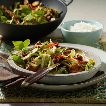 Gemüse-Curry mit Schweinefleisch Rezept
