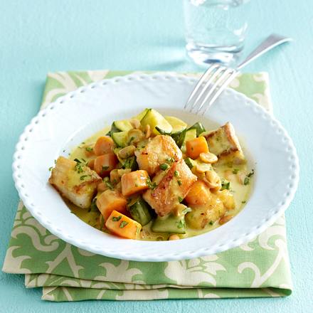 Gemüse-Fisch-Curry Rezept