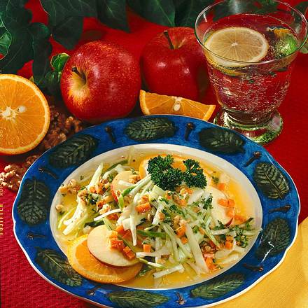 Gemüse-Fruchtsalat Rezept