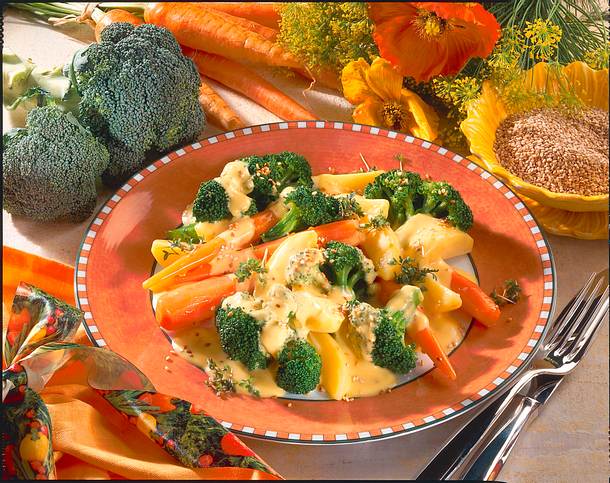 Gemüse in Senfsoße Rezept Gemüse in Senfsoße Rezept