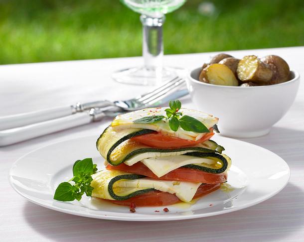 Gemüse-Käse-Türmchen Rezept Gemüse-Käse-Türmchen Rezept