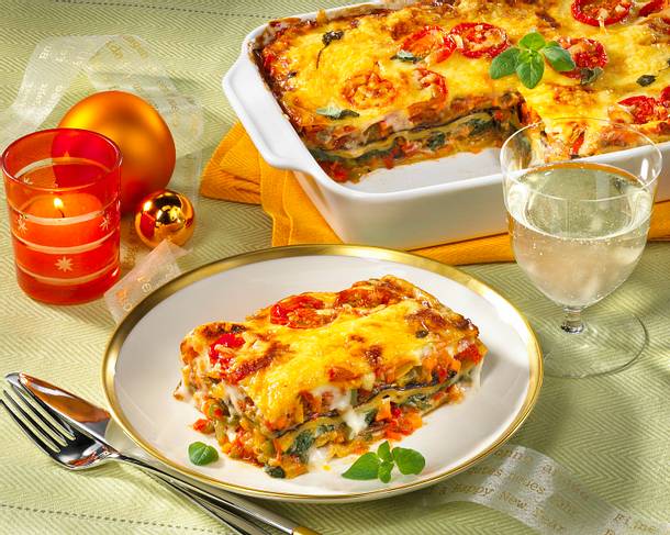 Gemüse-Lasagne mit Käsekruste Rezept Gemüse-Lasagne mit Käsekruste Rezept