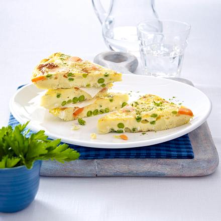Gemüse-Nudel-Tortilla Rezept Gemüse-Nudel-Tortilla Rezept