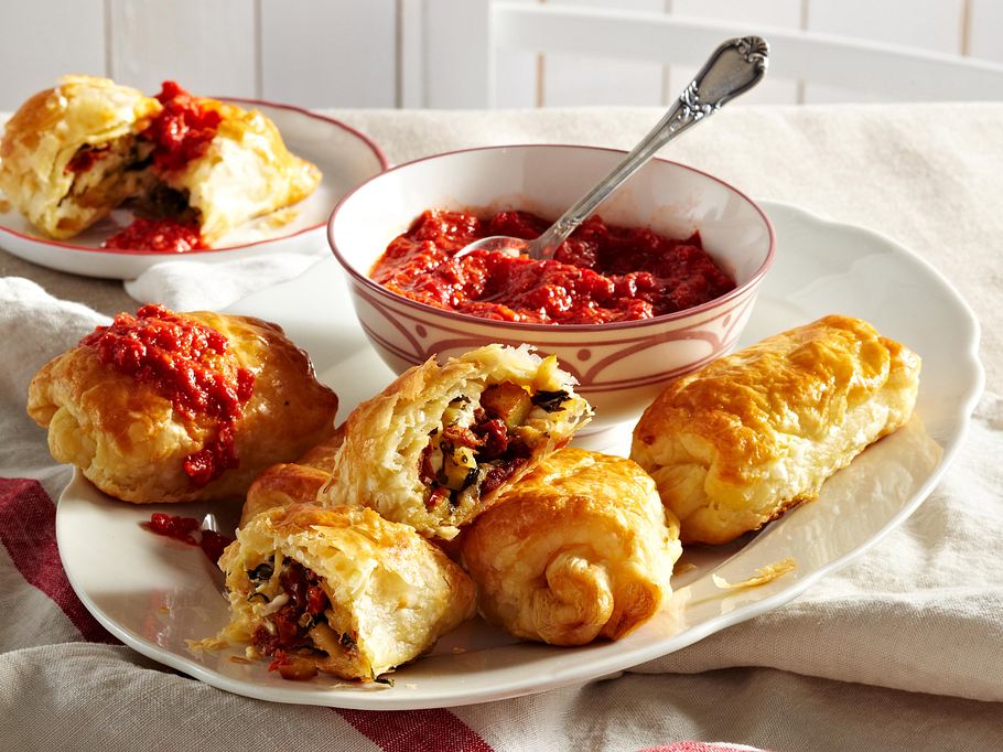 Mini-Mahlzeiten: Mini-Gemüse-Kartoffel-Strudel