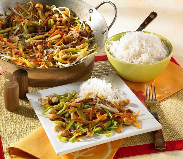 Gemüse-Wok Rezept Gemüse-Wok Rezept