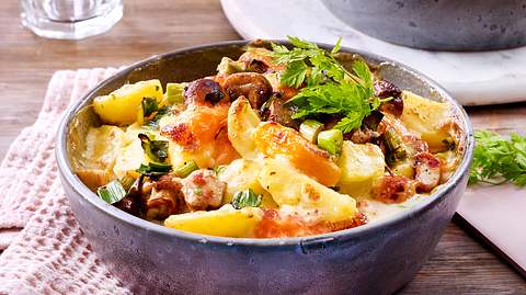 Gemüseauflauf mit Kerbel-Béchamel