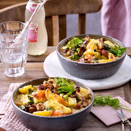 Gemüseauflauf mit Kerbel-Béchamel Rezept Gemüseauflauf mit Kerbel-Béchamel Rezept