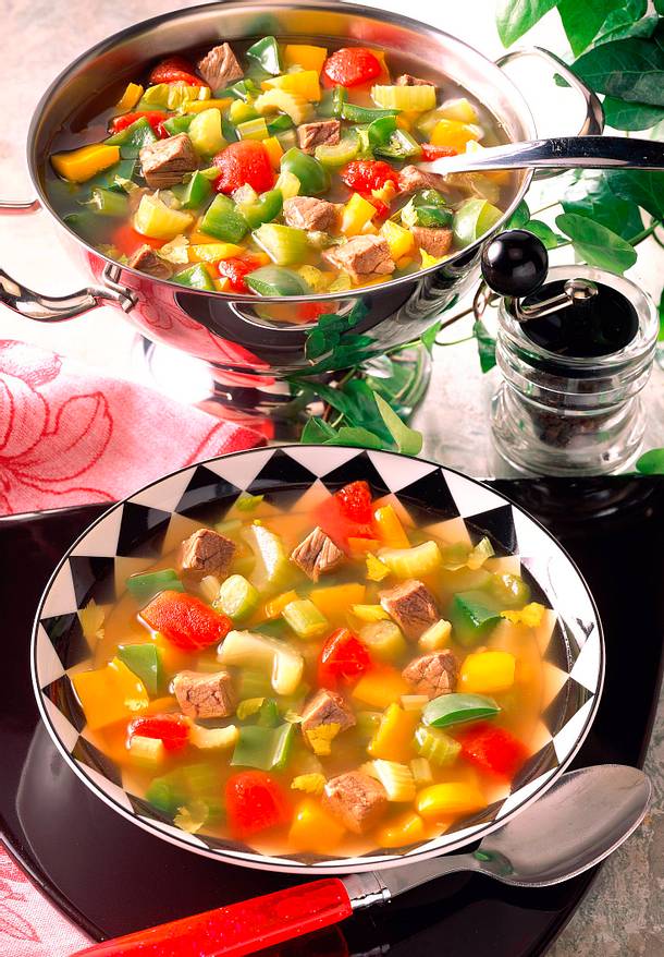 Gemüseeintopf mit Rindfleisch Rezept | LECKER