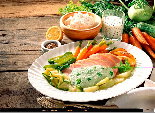 Gemüseplatte mit Quarksoße Rezept Gemüseplatte mit Quarksoße Rezept