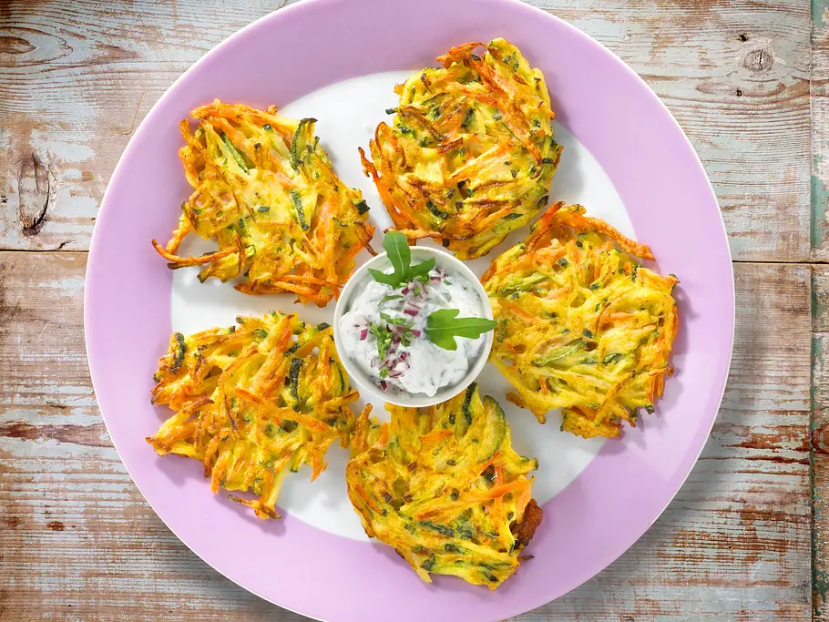 Gemüsepuffer - das einfache Rezept