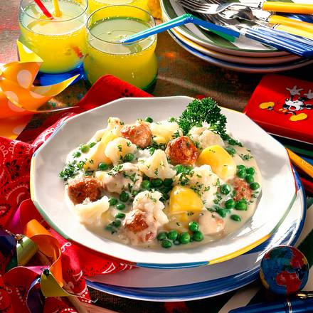 Gemüseragout in Käsesoße Rezept Gemüseragout in Käsesoße Rezept