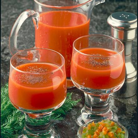Gemüsesaft mit Paprika Rezept Gemüsesaft mit Paprika Rezept