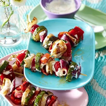 Gemüsespieße à la Tandoori Rezept