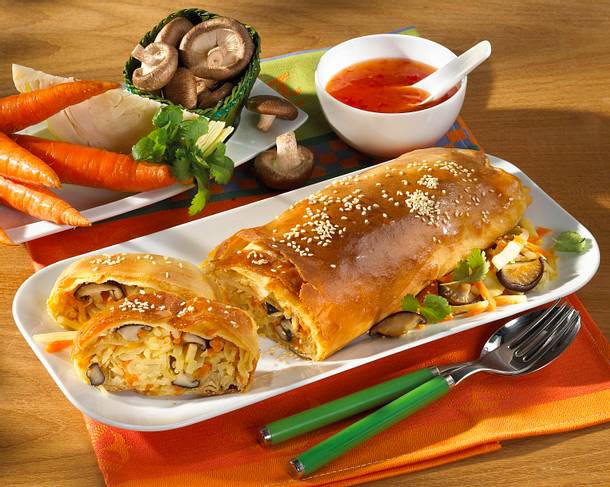 Gemüsestrudel Rezept Gemüsestrudel Rezept