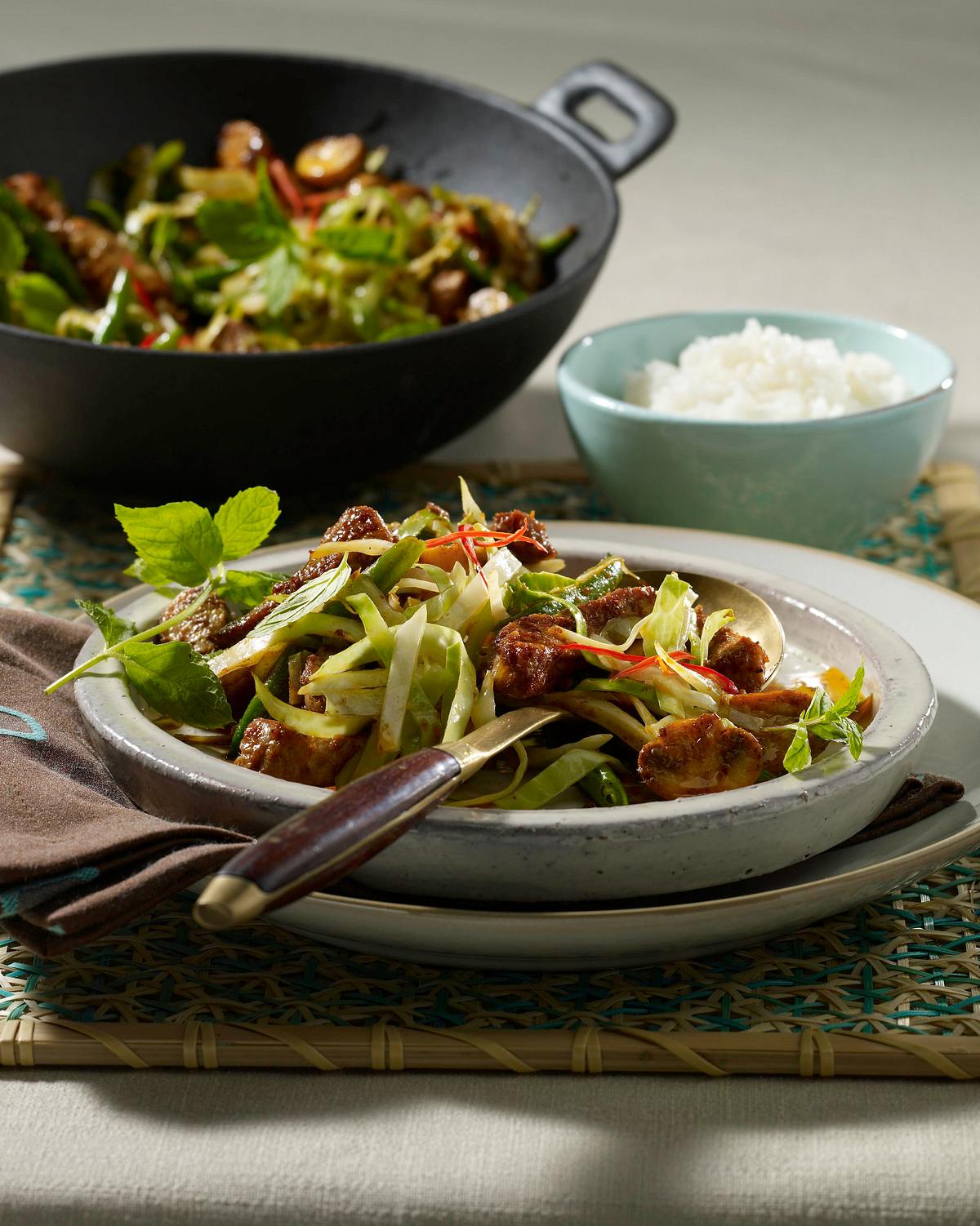 Gemüse-Curry mit Schweinefleisch Rezept