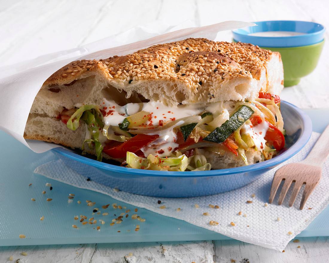 Gemüse-Döner Rezept Gemüse-Döner Rezept