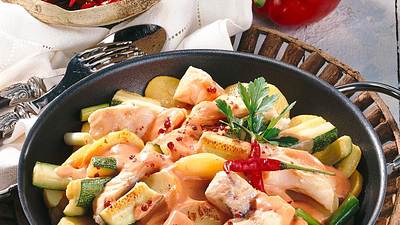 Gemüse-Fisch-Pfanne Rezept - Foto: House of Food / Bauer Food Experts KG
