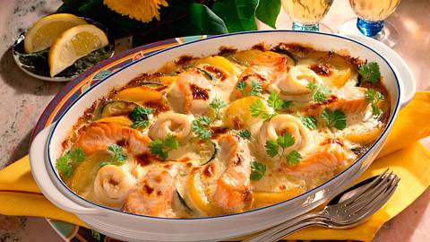 Gemüse-Fischauflauf Rezept - Foto: House of Food / Bauer Food Experts KG
