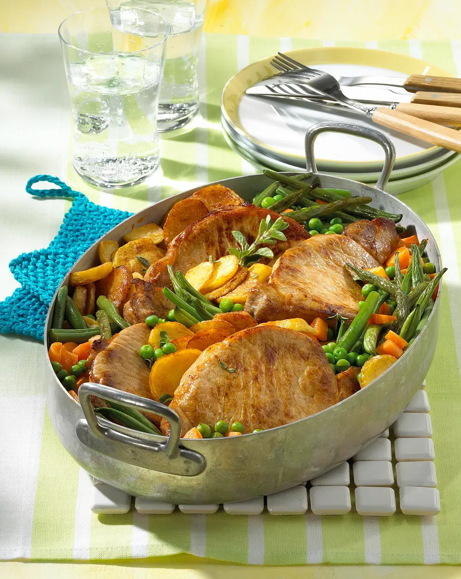 Gemüse-Fleisch-Topf Rezept