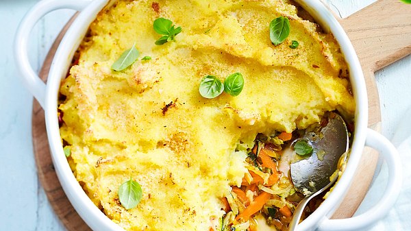 Gemüse-Gratin mit Kartoffel-Haube Rezept - Foto: Image Professionals