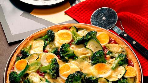 Gemüse-Pizza Rezept - Foto: Horn