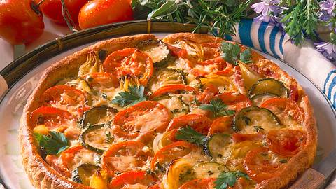 Gemüse-Quiche Rezept - Foto: Horn