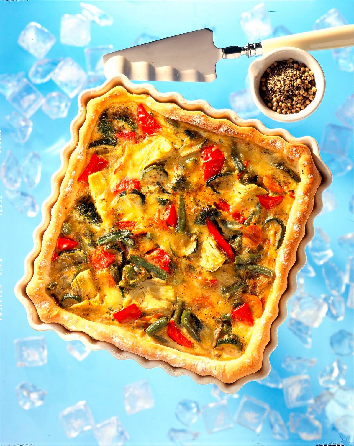 Gemüse-Quiche Rezept