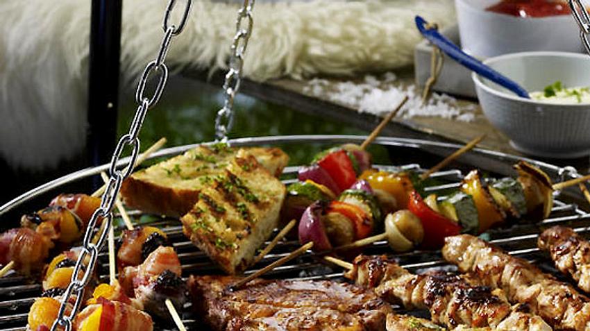 Gemüse & Obst vom Spieß Rezept - Foto: House of Food / Bauer Food Experts KG