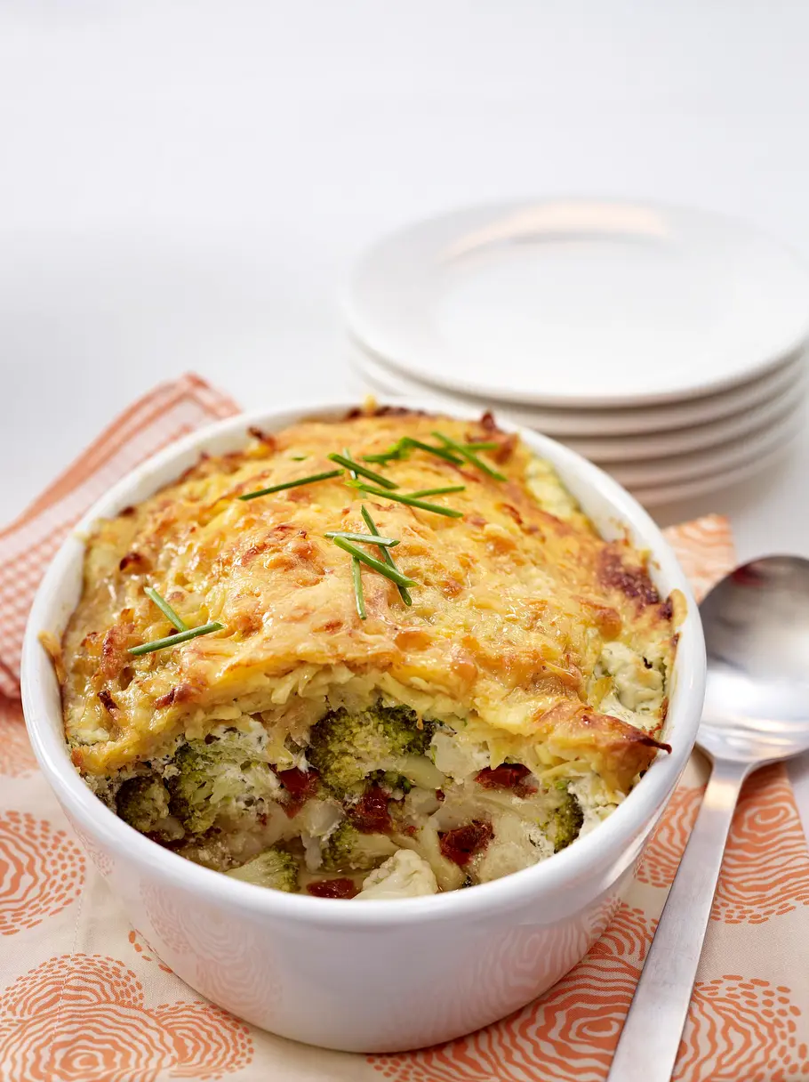 Gemüseauflauf unter der Röstihaube Rezept