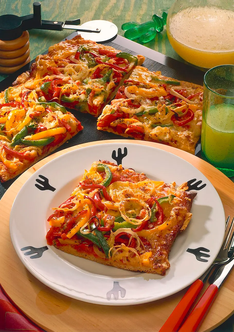 Gemüsepizza Rezept Gemüsepizza Rezept