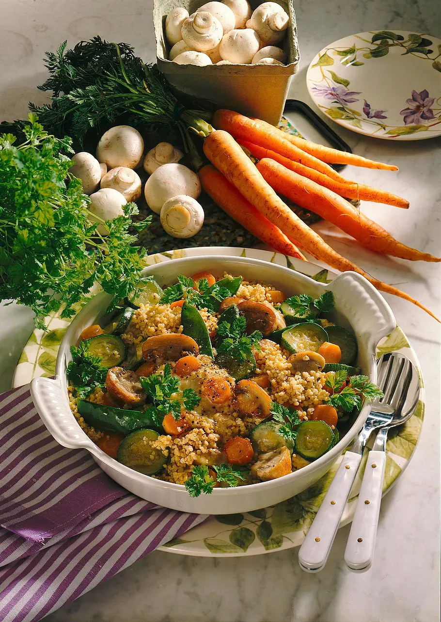 Gemüserisotto mit Hirse Rezept Gemüserisotto mit Hirse Rezept