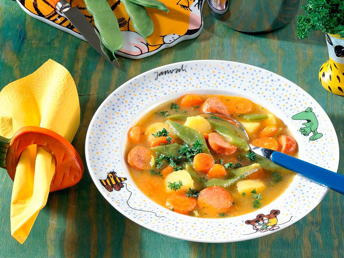 Gemüsesuppe für Kinder Rezept