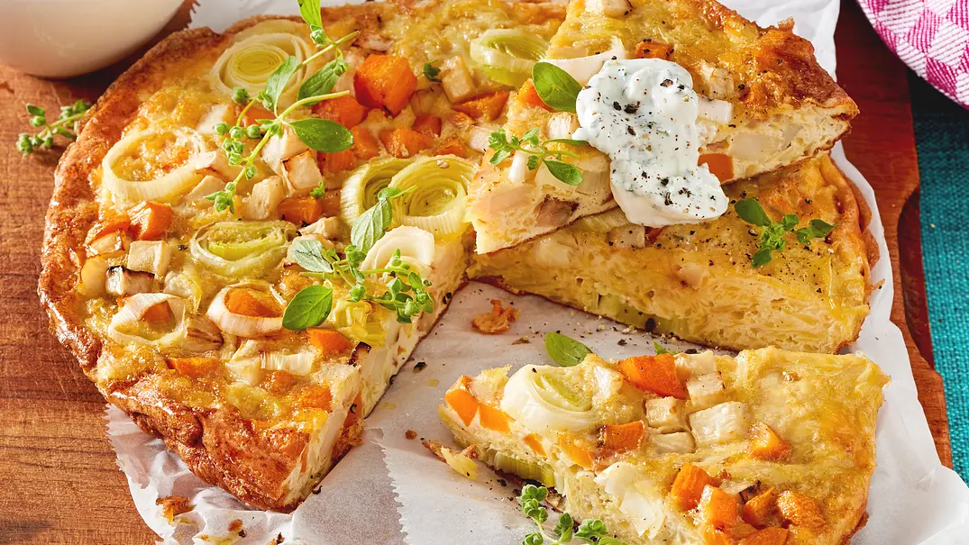 Gemüsetortilla Rezept - Foto: LECKER @ Bauer Media Group Gemüsetortilla Rezept - Foto: LECKER @ Bauer Media Group