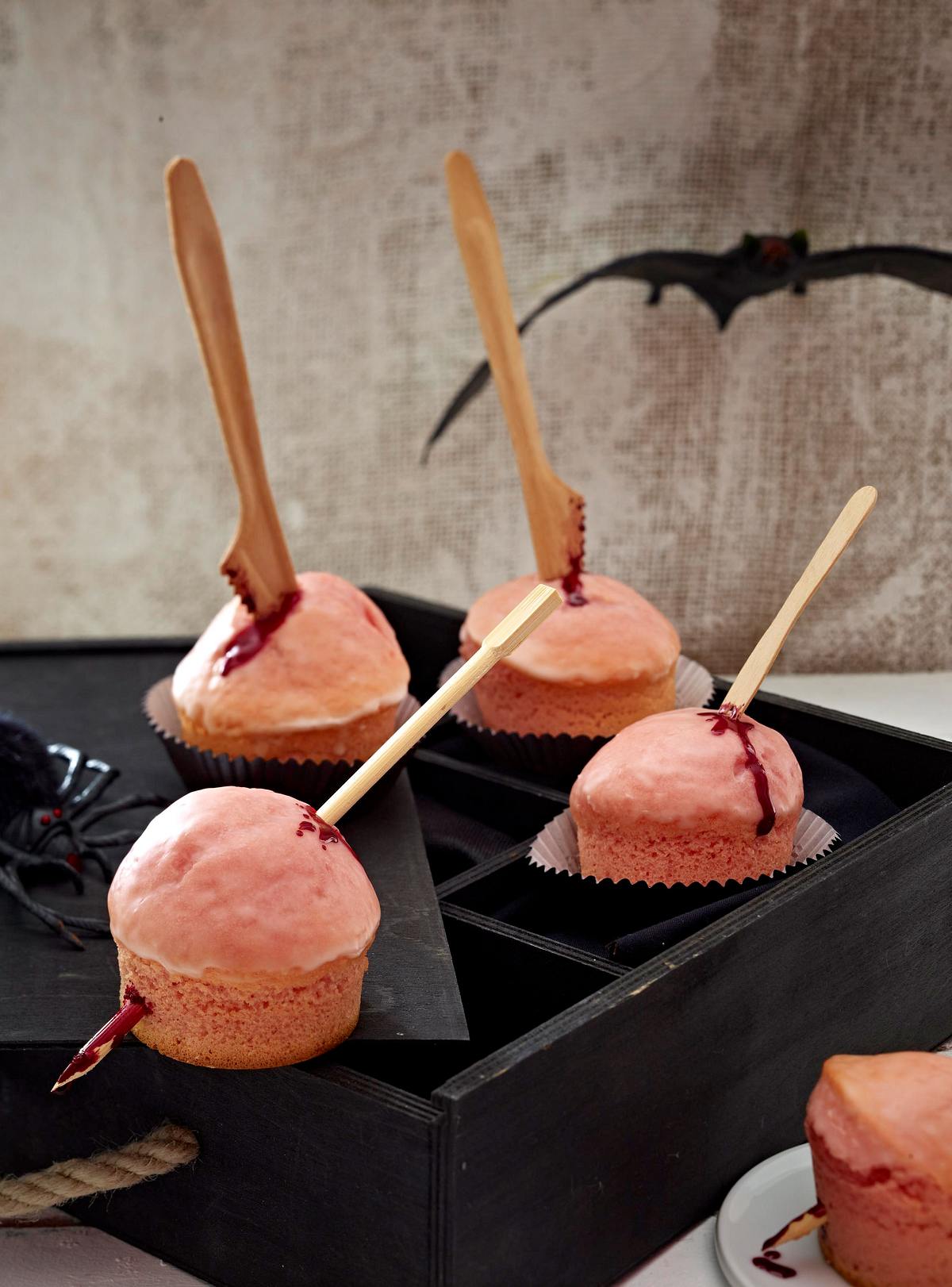 Gepfählte Horror-Muffins Rezept