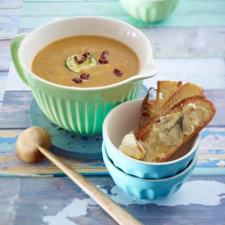 Geröstete Gemüsesuppe Rezept