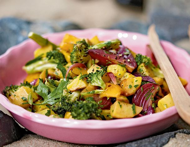Gerösteter Gemüsesalat Rezept Gerösteter Gemüsesalat Rezept