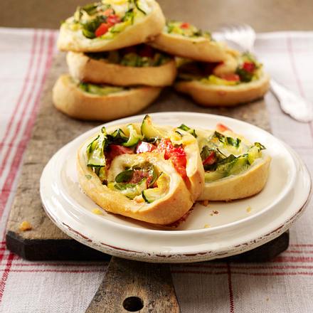 Gerolltes Pizzabrot Rezept