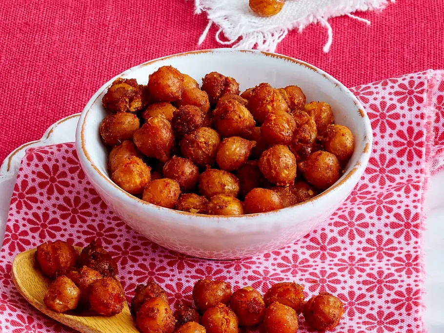 Geröstete Kichererbsen Rezept Geröstete Kichererbsen Rezept