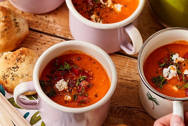 Geröstete Tomatensuppe Rezept | LECKER