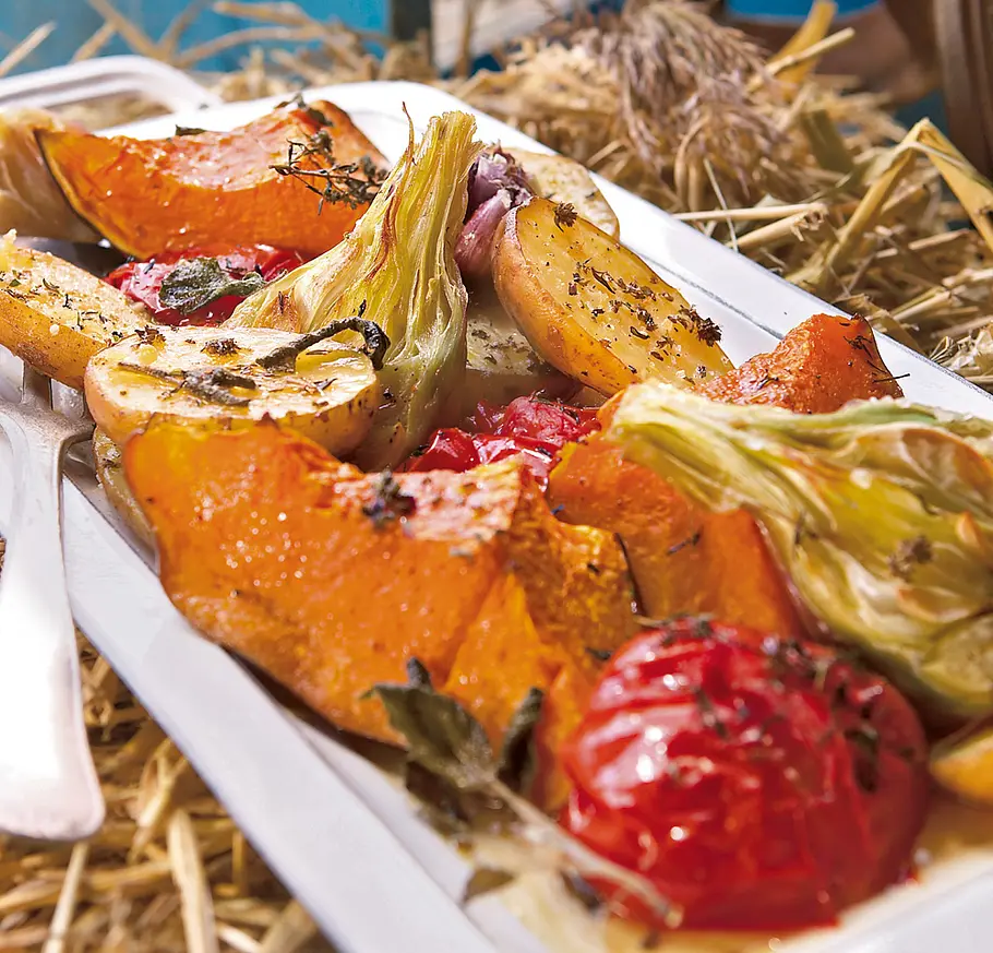 Geröstetes Gemüse vom Blech Rezept Geröstetes Gemüse vom Blech Rezept