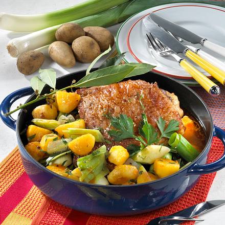 Geschmorte Putenkeule Rezept