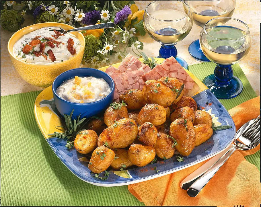 Geschmorte Weißwein Kartoffeln Rezept Geschmorte Weißwein Kartoffeln Rezept