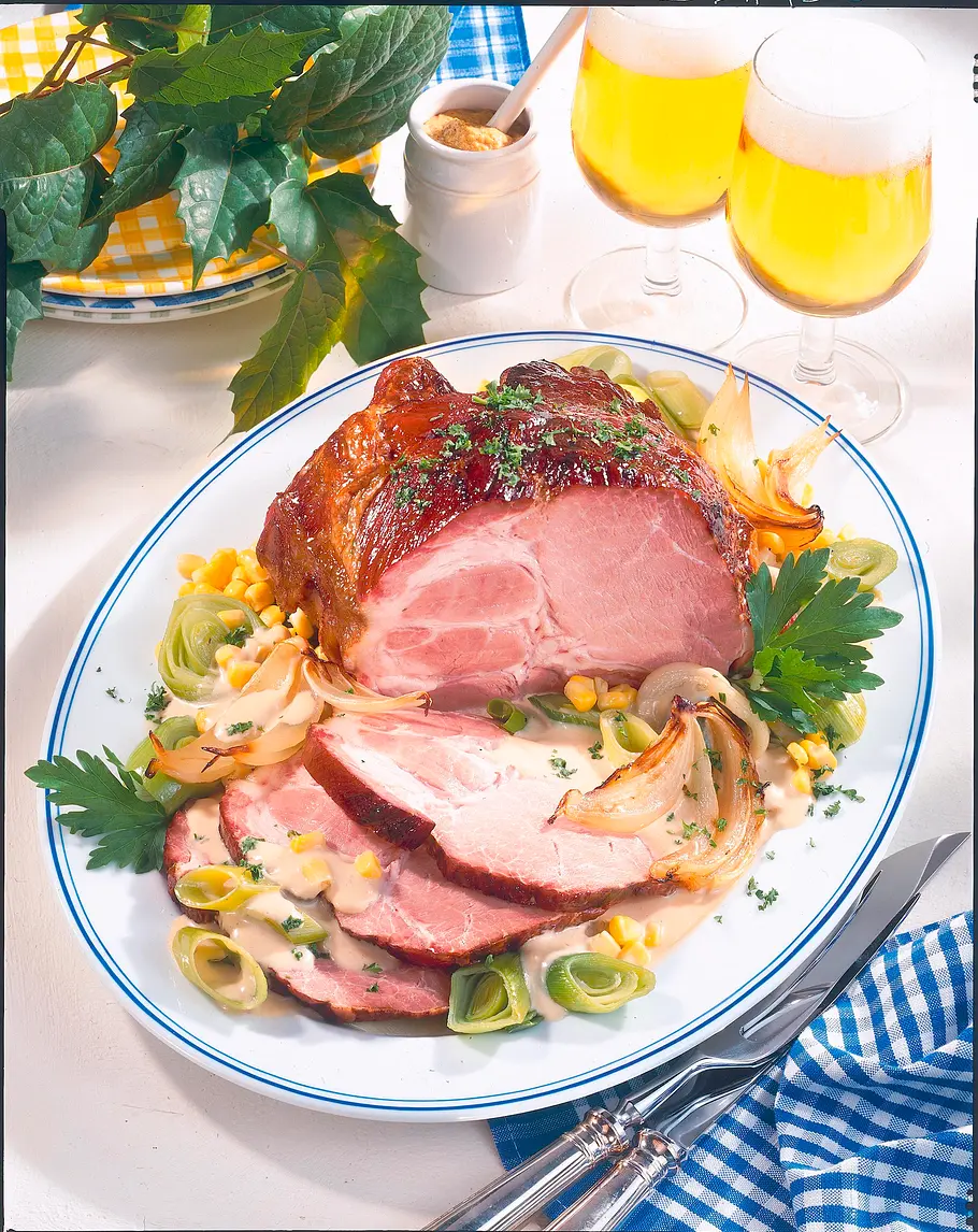 Geschmorter Kasselernacken Rezept Geschmorter Kasselernacken Rezept