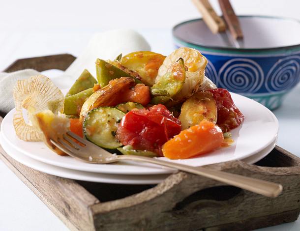 Geschmortes Gartengemüse à la Ratatouille Rezept Geschmortes Gartengemüse à la Ratatouille Rezept