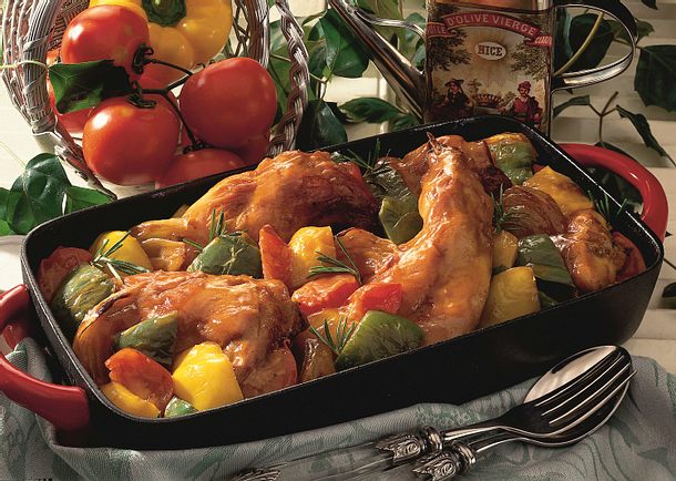 Geschmortes Kaninchen Rezept Geschmortes Kaninchen Rezept