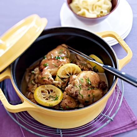 Geschmortes Kaninchen mit Steinpilzen Rezept